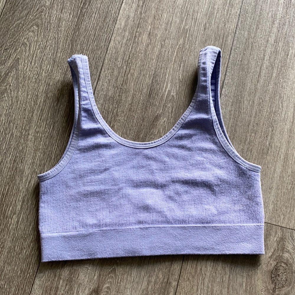 Super cute lavender sports bra